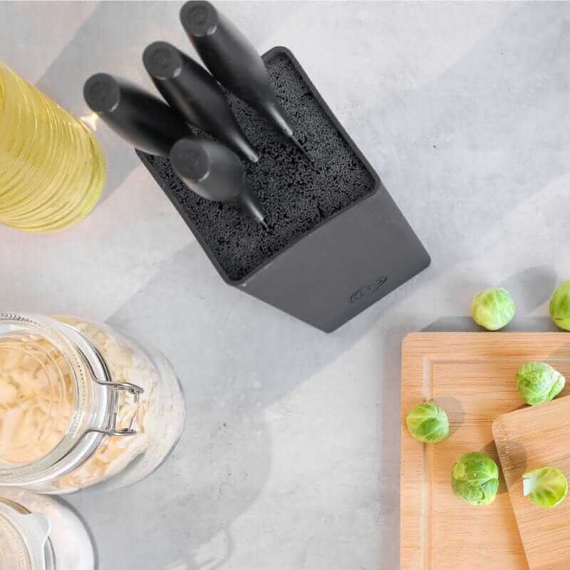 KNIVES & BLOCK 6PCS - Image 3